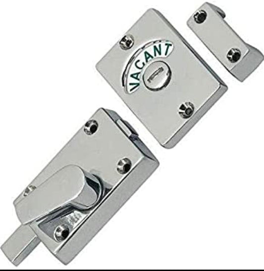 Bathroom Indicator Locks, Strong And Durable Indicator In Chrome Finish