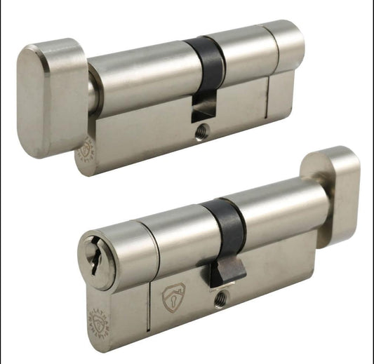 Solid Brass Cylinder Door Locks, Strong And Unique Style (70mm)