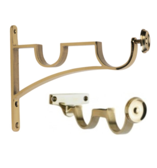 Double Cup End Bracket, Strong End Bracket Curtain Rod Holder