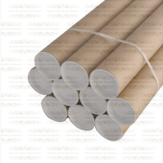 50.8mm Thick Cardboard Postal Tubes+Plastic End Caps Strong