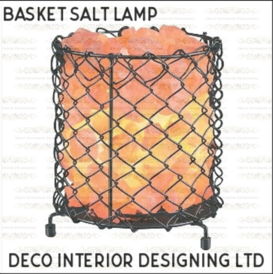 Himalayan Salt Lamp Basket Shape Himalayan Rock Salt Unique Design